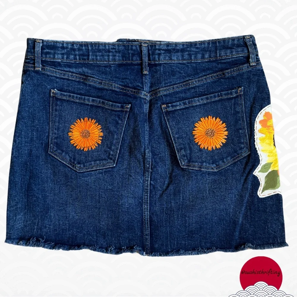 Sunflower skirt • Handmade